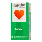 Презервативы анатомической формы Masculan Anatomic - 10 шт. - Masculan - купить с доставкой в Волгограде