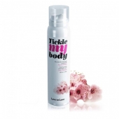 Массажная хрустящая пенка Tickle My Body Cherry Blossom с ароматом вишневого цвета - 150 мл. - Love to Love - купить с доставкой в Волгограде