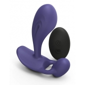 Темно-синий вибромассажер Witty P G Vibrator with Remote Control - Love to Love - в Волгограде купить с доставкой