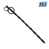 Черный стимулятор уретры Sex Expert - Sex Expert - купить с доставкой в Волгограде
