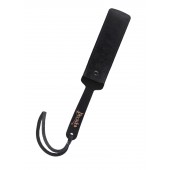 Черный кожаный пэддл - 37 см. - Pecado - купить с доставкой в Волгограде