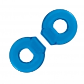 Комплект из двух колец для пениса 2-Pack Ultra-Stretch Stamina Endurance Ring - BlueLine - в Волгограде купить с доставкой