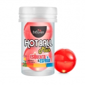 Лубрикант на масляной основе Hot Ball Plus с охлаждающе-разогревающим эффектом (2 шарика по 3 гр.) - HotFlowers - купить с доставкой в Волгограде