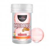 Лубрикант на масляной основе Hot Ball Plus с разогревающим эффектом (2 шарика по 3 гр.) - HotFlowers - купить с доставкой в Волгограде
