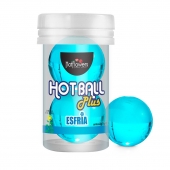 Лубрикант на масляной основе Hot Ball Plus с охлаждающим эффектом (2 шарика по 3 гр.) - HotFlowers - купить с доставкой в Волгограде