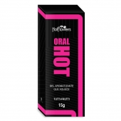 Гель для оральных ласк Oral Hot с согревающим эффектом - 15 гр. - HotFlowers - купить с доставкой в Волгограде
