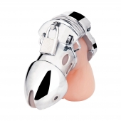 Клетка на пенис из металла Obedience Cock Cage - BlueLine - купить с доставкой в Волгограде