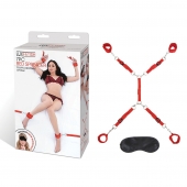 Красная фиксация на матрас Classic Bedspreader - Lux Fetish - купить с доставкой в Волгограде