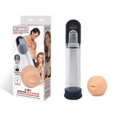 Автоматическая вакуумная помпа-мастурбатор Blowjob Auto Sucker Penis Enlarger Pump - Lux Fetish - в Волгограде купить с доставкой