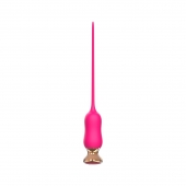 Розовый тонкий стимулятор Nipple Vibrator - 23 см. - I-MOON - купить с доставкой в Волгограде