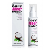 Съедобное согревающее массажное масло Love Me Tender Cocos с ароматом кокоса - 100 мл. - Love to Love - купить с доставкой в Волгограде