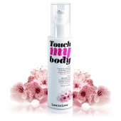Силиконовый лубрикант 2-в-1 Touch My Body с ароматом вишнёвого цвета - 100 мл. - Love to Love - купить с доставкой в Волгограде