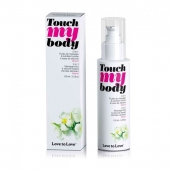 Силиконовый лубрикант 2-в-1 Touch My Body с ароматом моной - 100 мл. - Love to Love - купить с доставкой в Волгограде