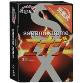 Презервативы Sagami Xtreme ENERGY с ароматом энергетика - 3 шт. - Sagami - купить с доставкой в Волгограде
