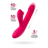 Розовый виброкролик Seri с функцией Up Down - 22 см. - JOS