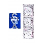 Розовые презервативы Sagami Xtreme FEEL FIT 3D - 3 шт. - Sagami - купить с доставкой в Волгограде