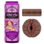 Коричневый мастурбатор-вагина Pleasure Brew Masturbator-Wild Ale в банке - Lovetoy - в Волгограде купить с доставкой