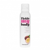 Массажная хрустящая пенка Tickle my body с ароматом маракуйи - 150 мл. - Love to Love - купить с доставкой в Волгограде