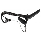 Женский страпон с вагинальной пробкой - 15 см. - Orion - купить с доставкой в Волгограде