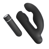 Черный вибромассажер Gladiator - 10,7 см. - S-HANDE - в Волгограде купить с доставкой