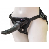 Комплект из трусиков Harness и двух насадок - 20,5 и 18 см. - LOVETOY (А-Полимер) - купить с доставкой в Волгограде