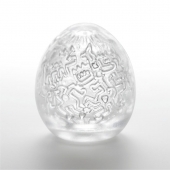 Мастурбатор-яйцо Keith Haring EGG PARTY - Tenga - в Волгограде купить с доставкой