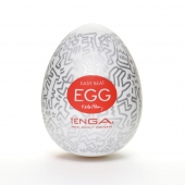 Мастурбатор-яйцо Keith Haring EGG PARTY - Tenga - в Волгограде купить с доставкой