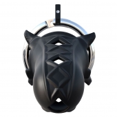 Черный замок верности Extreme Silicone Cock Blocker - Pipedream - купить с доставкой в Волгограде