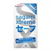 Презервативы Sagami Xtreme Ultrasafe с двойным количеством смазки - 10 шт. - Sagami - купить с доставкой в Волгограде