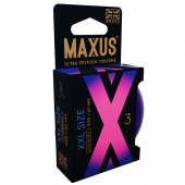 Презервативы Maxus XXL увеличенного размера - 3 шт. - Maxus - купить с доставкой в Волгограде