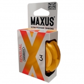 Презервативы анатомической формы Maxus Sensual - 3 шт. - Maxus - купить с доставкой в Волгограде