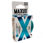Презервативы Maxus G spot с двойной спиралью - 3 шт. - Maxus - купить с доставкой в Волгограде