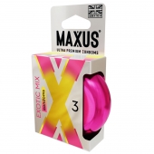 Ароматизированные презервативы Maxus Exotic Mix - 3 шт. - Maxus - купить с доставкой в Волгограде