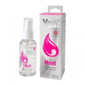 Возбуждающая силиконовая вагинальная смазка Yes Heat - 50 мл. - Sitabella - купить с доставкой в Волгограде