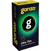 Прозрачные ультратонкие презервативы Ganzo Ultra thin - 15 шт. - Ganzo - купить с доставкой в Волгограде