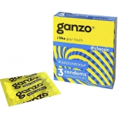 Классические презервативы с обильной смазкой Ganzo Classic - 3 шт. - Ganzo - купить с доставкой в Волгограде