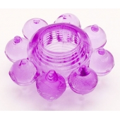 Мягкая фиолетовая гелевая насадка - Toyfa Basic - в Волгограде купить с доставкой