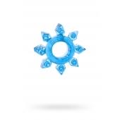 Голубая гелевая насадка-звезда - Toyfa Basic - в Волгограде купить с доставкой