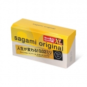 Презервативы увеличенного размера Sagami Original 0.02 XL-size - 12 шт. - Sagami - купить с доставкой в Волгограде