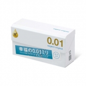 Увлажнённые презервативы Sagami Original 0.01 Extra Lub - 12 шт. - Sagami - купить с доставкой в Волгограде