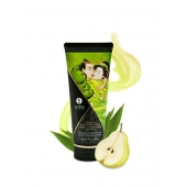 Массажный крем для тела с ароматом груши и зелёного чая Pear   Exotic Green Tea - 200 мл. - Shunga - купить с доставкой в Волгограде