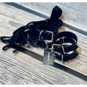 Черный комплект для растяжки на кровати «Новичок» - Sitabella - купить с доставкой в Волгограде