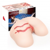 Мастурбатор-полуторс с двойным слоем материала Vanilla Onahole - KOKOS - в Волгограде купить с доставкой