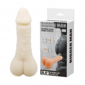 Мастурбатор-насадка Bigger Man - 21,5 см. - Baile - в Волгограде купить с доставкой