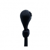 Чёрное лассо на пенис с вибрацией - Baile - в Волгограде купить с доставкой