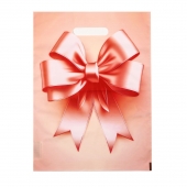 Пакет с принтом в виде банта с вырубной ручкой (30х40 см) - Сима-Ленд - купить с доставкой в Волгограде