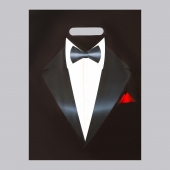 Пакет «Смокинг» полиэтиленовый с вырубной ручкой (30х40 см) - UPAK LAND - купить с доставкой в Волгограде