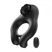 Черное эрекционное кольцо Abe с пультом ДУ - BeYourLover - в Волгограде купить с доставкой