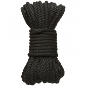 Черная верёвка для связывания и фиксации Bind Tie - 9,14 м. - Doc Johnson - купить с доставкой в Волгограде