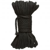Черная верёвка для связывания и фиксации Bind Tie - 15,24 м. - Doc Johnson - купить с доставкой в Волгограде